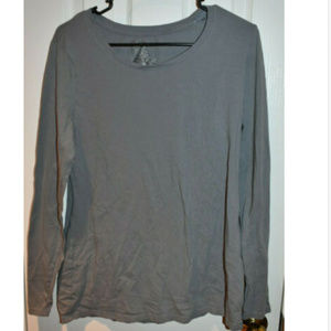 No Boundaries long sleeve T-shirt, Gray XXL 2XG